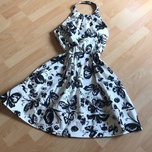Jessica Simpson butterfly halter dress sz 14